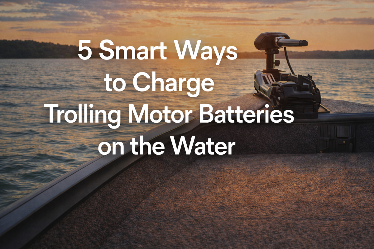 5 Smart Ways to Charge Trolling Motor Batteries on the Water (and Why Lithium Is the Best Upgrade）