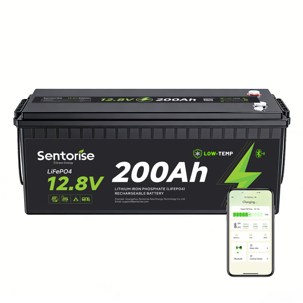 Batterie LiFePO4 Sentorise 12 V 200 Ah Standard avec Bluetooth