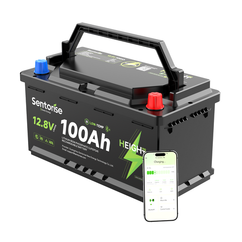 Batterie LiFePO4 Sentorise 12 V 100 Ah Underfloor avec Bluetooth
