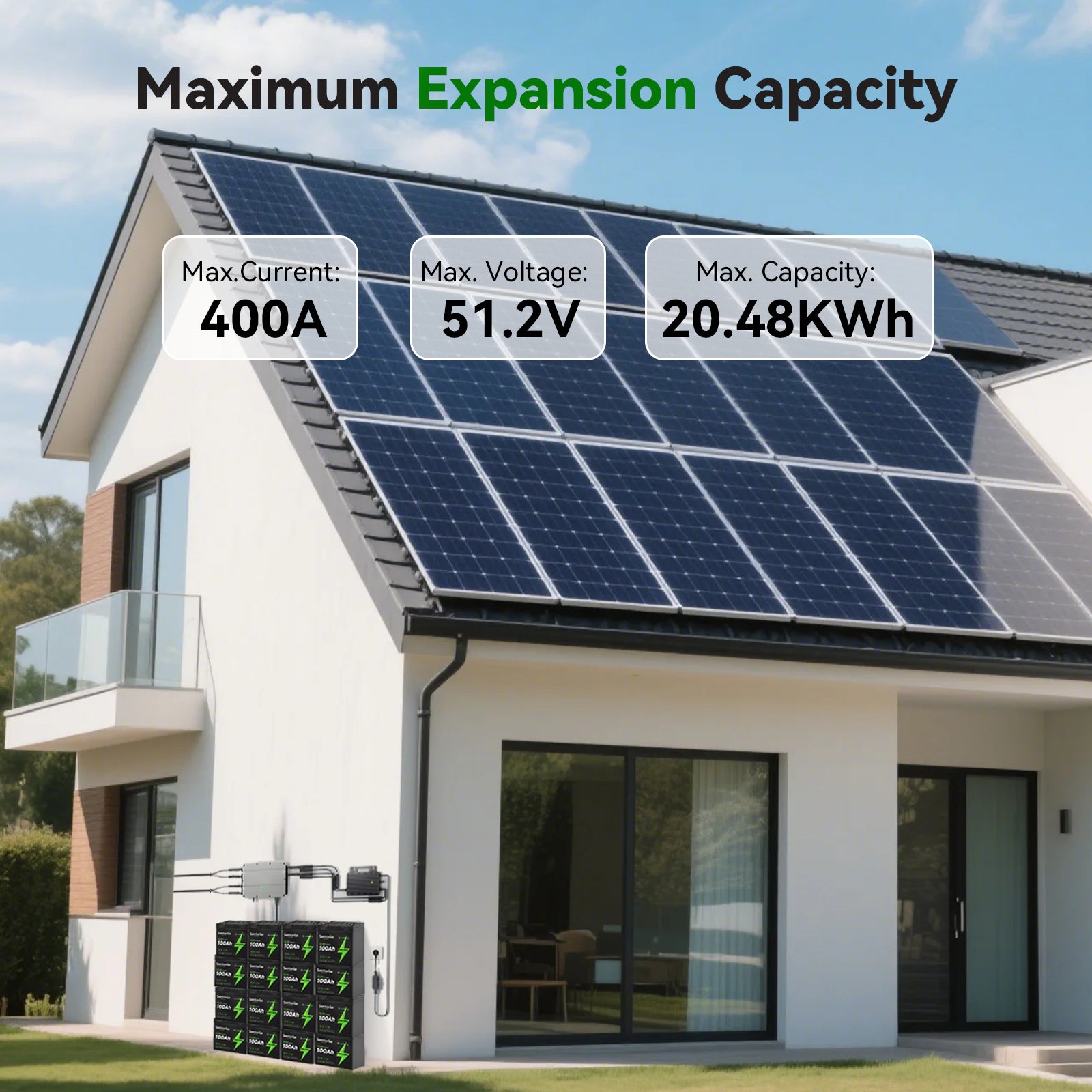 Sentorise 12V 100Ah SuperMini Bluetooth Small LiFePO4 Deep Cycle Battery