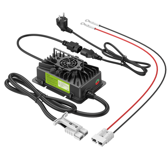 Sentorise 14.6V 20A LiFePO4 Charger – Fully Potted &amp; Waterproof | EU Plug