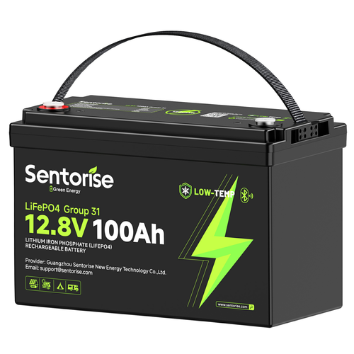 Batterie LiFePO4 12 V 100 Ah Group 31 avec Bluetooth