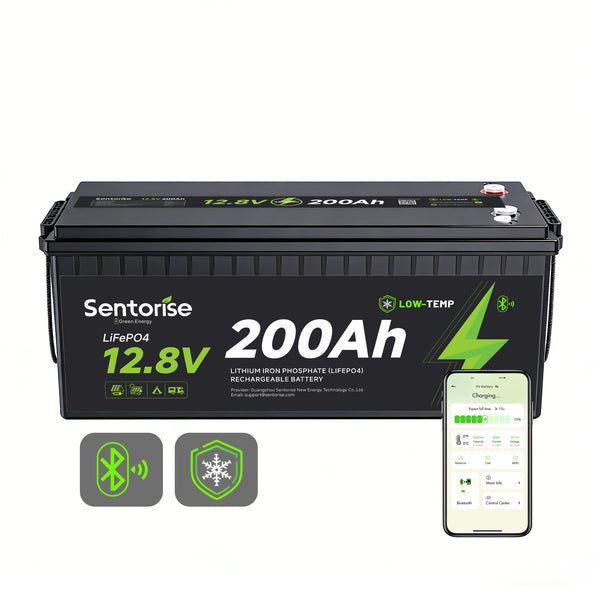 Batterie LiFePO4 Sentorise 12 V 200 Ah Standard avec Bluetooth