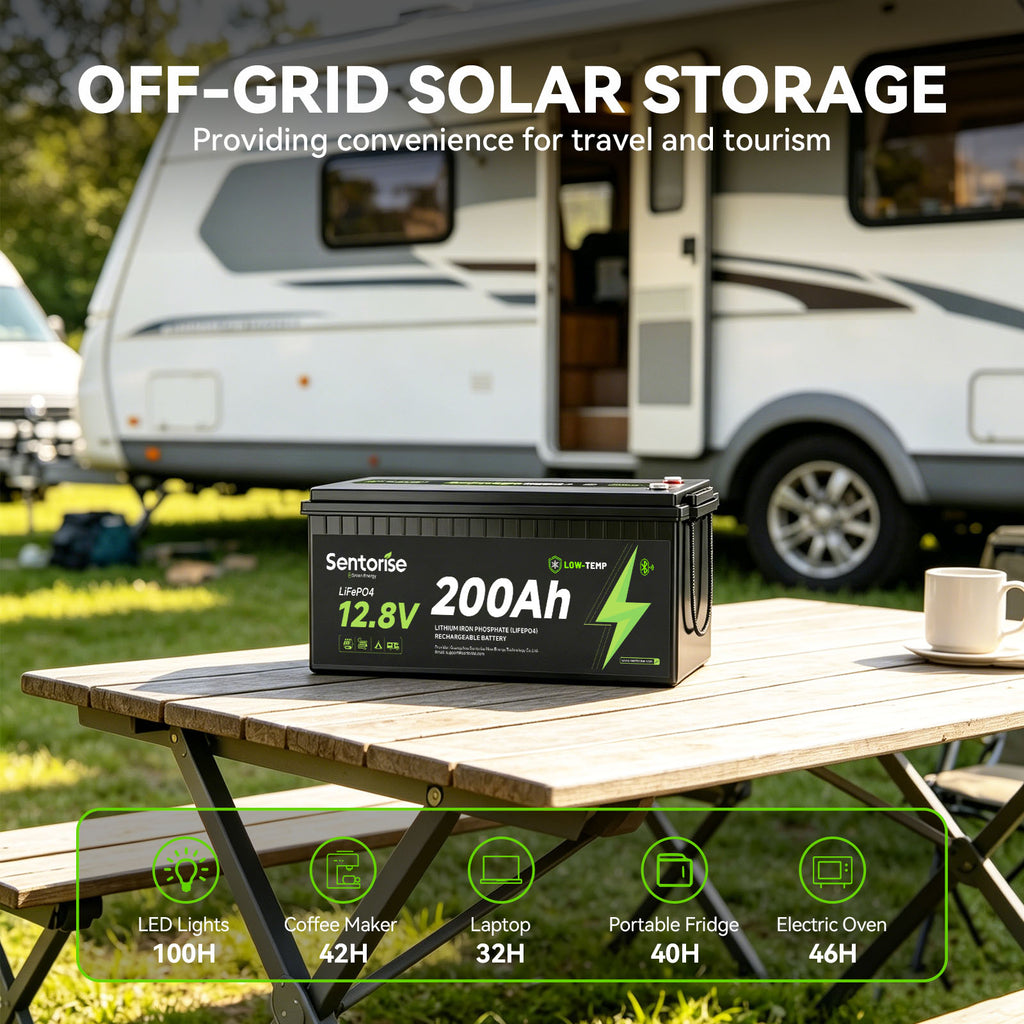 Batterie LiFePO4 Sentorise 12 V 200 Ah Standard avec Bluetooth