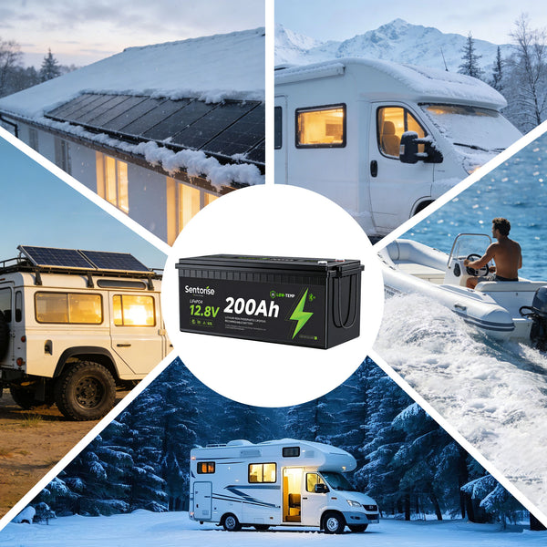 Batterie LiFePO4 Sentorise 12 V 200 Ah Standard avec Bluetooth